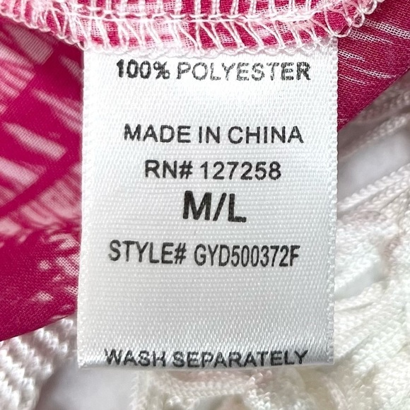 FRANCESCA’S COLLECTION Women's Aztec Sheer Racerback Fringe‎ Swim Coverup M/L - Picture 8 of 11